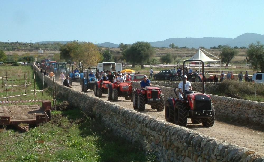 Trofeo di motoaratura a Chiaramonte, trattori pronti