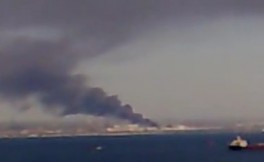 Erg Priolo, incendio
