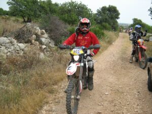 L'enduro a Marina di Modica