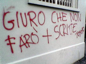 Muro imbrattato