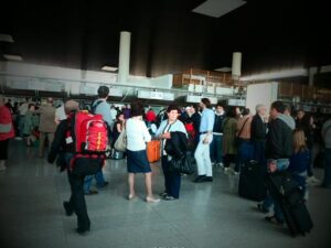 Caos in aeroporto a catania
