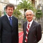 Gianni Tringali e il sindaco Rustico