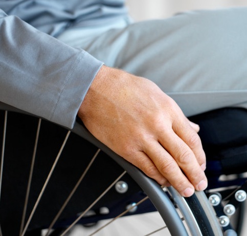 Niente sostegno per un disabile