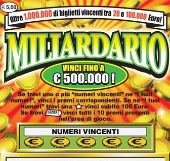 Gratta e vince 10 mila euro