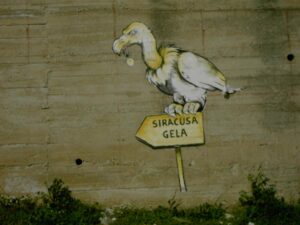 Un avvoltoio sulla Siracusa-Gela