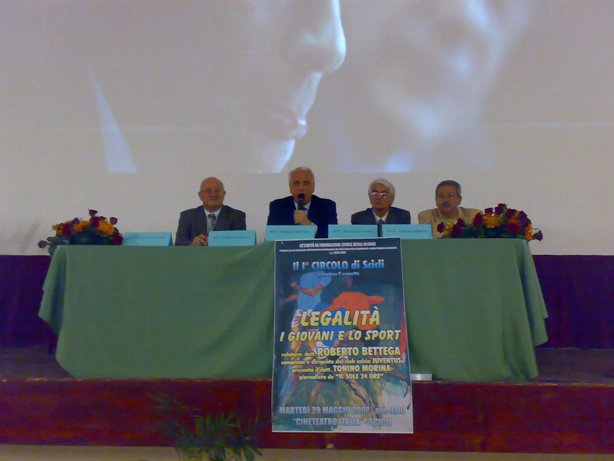 Bettega a Scicli per parlare di sport e legalità