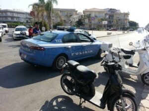 La polizia a piazza Malta