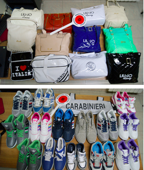 Contrasto alla contraffazione: 2 denunciati