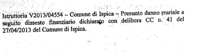 Paolo Monaca: Corte dei Conti contesta danno erariale