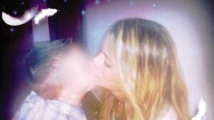 Veronica e il figlio piccolo