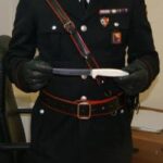 Il coltello sequestrato