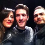 Giovanni Caccamo con due amici