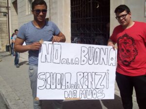 La protesta