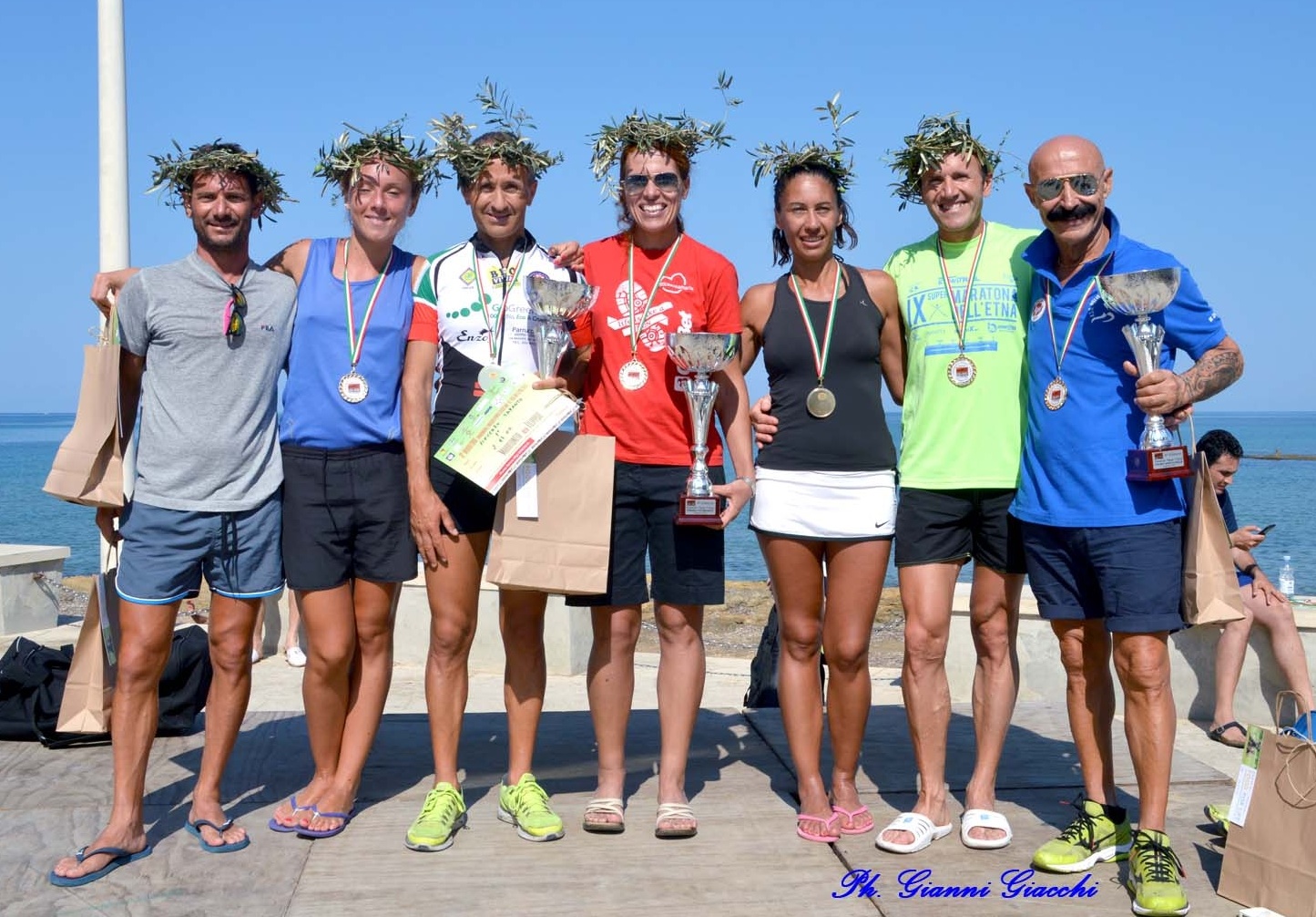 I vincitori della Maratona alla Filippide