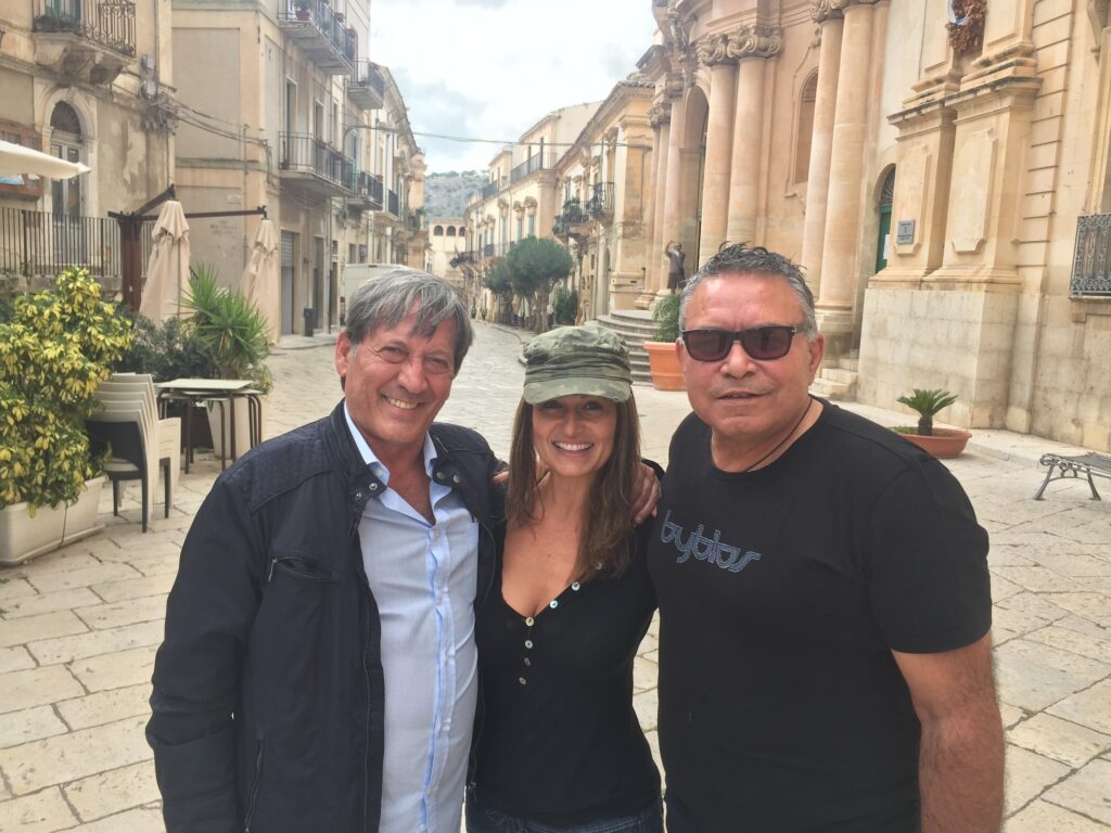 Tony Sperandeo sul set di Quel bravo ragazzo