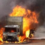 Incendio camion