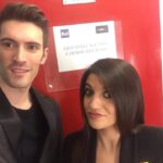 Giovanni e Deborah nei camerini