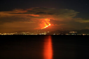 L'Etna in eruzione