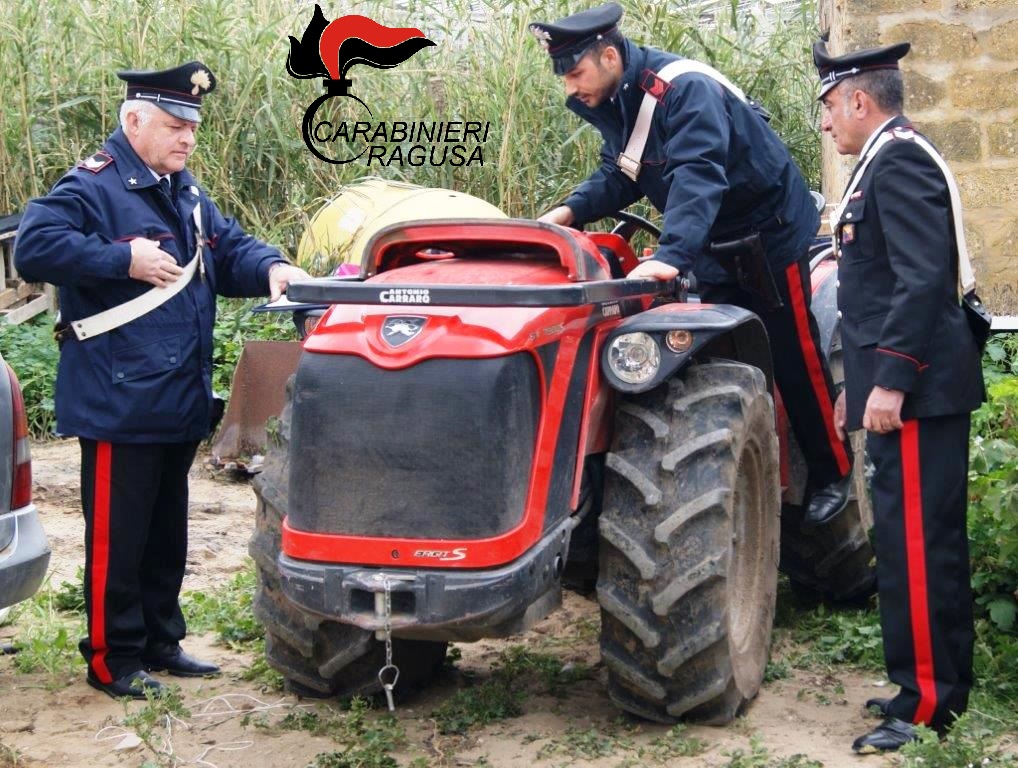 Trattore appena rubato, denunciato agricoltore