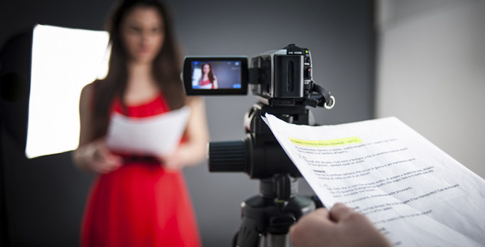 Casting per un film a Santa Croce