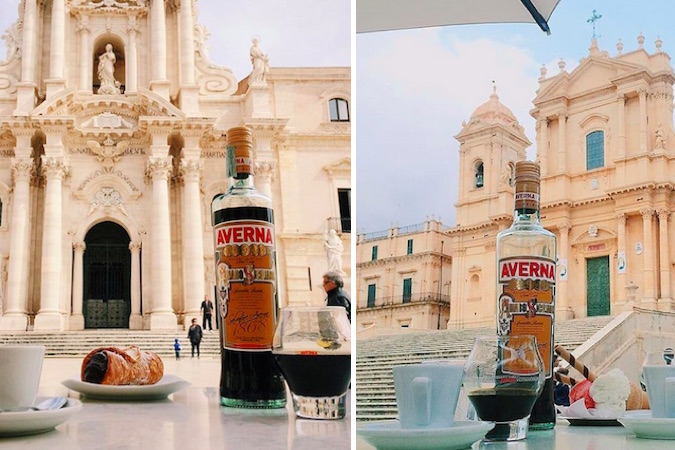 La pubblicità dell'amaro Averna