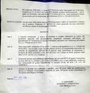 Il decreto