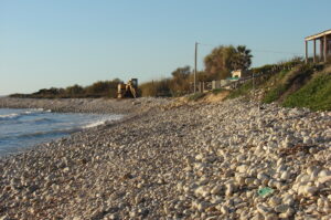 Erosione ad Arizza a Scicli