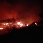 Incendio stanotte