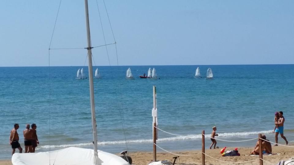 Circolo Velico, IV Prova della regata classe optimist