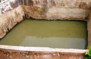 Vasca per l'irrigazione