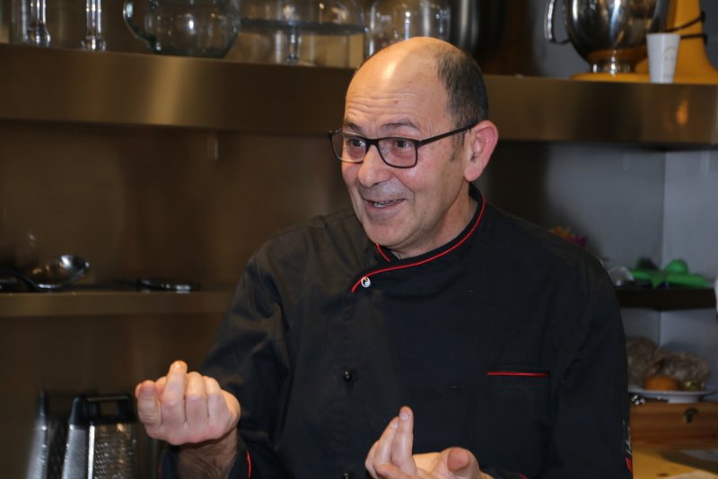 Lo chef di Expo Salvo Nicastro a Torre di Mezzo