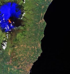 L'Etna visto dalla nasa
