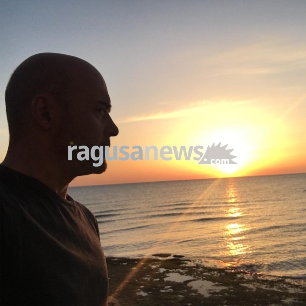 Luca Zingareti al tramonto