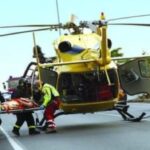 Elisoccorso atterrato a Chiaramonte