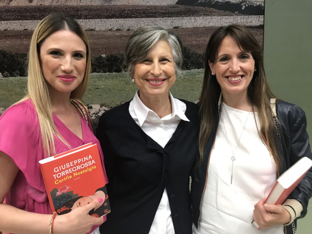 Giuseppina Torregrossa con Caterina Gurrieri