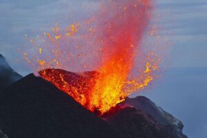 eruzione a stromboli