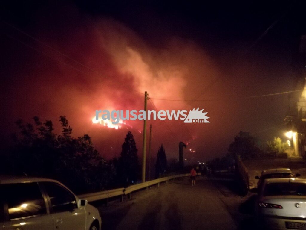 L'incendio di Chiaramonte