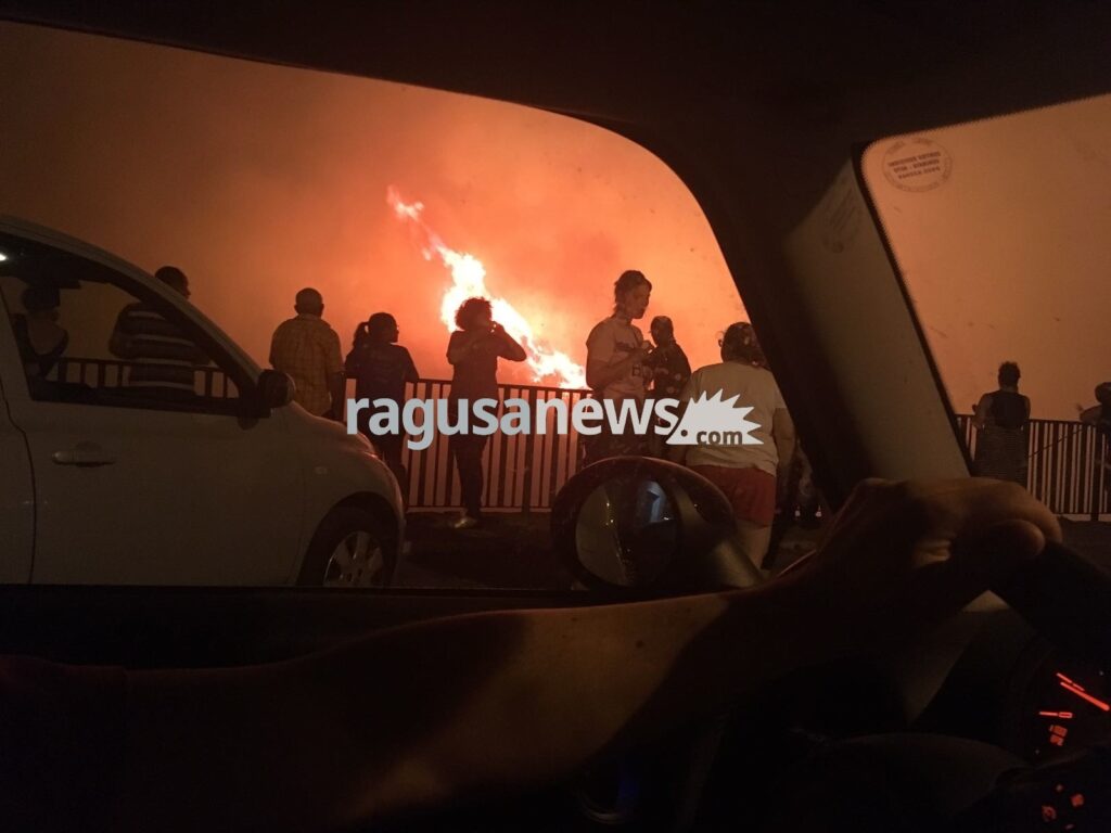 Incendio a Chiaramonte