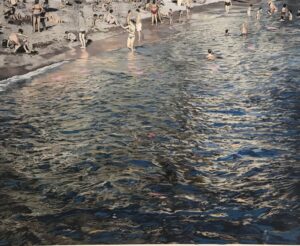 Bagnanti. Giovanni Iudice firma l’opera per il Trofeo del Mare