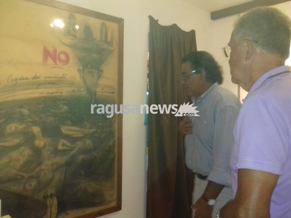 Prodi e il quadro di Guccione