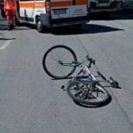 Ciclista investito