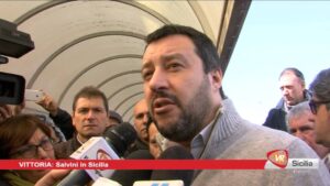 Matteo Salvini a Vittoria