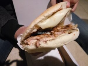 Panino con braciola di pollo