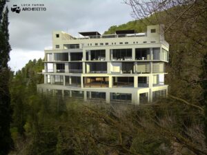 Il progetto dell'ex hotel la pineta