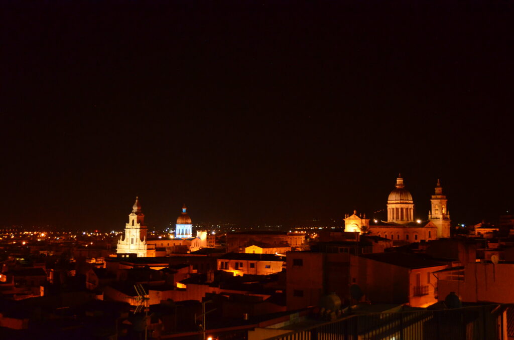 Panoramica di Comiso dalle Grazie