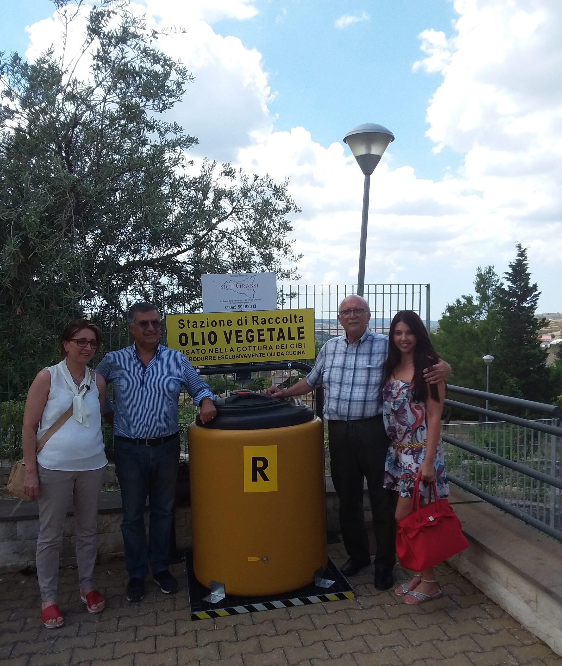 A Giarratana, installata una stazione di raccolta oli vegetali