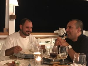 Vincenzo Candiano a cena con Peppe Savà