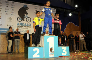 Ciclismo, Matteo Verdirame sul podio di Andalo