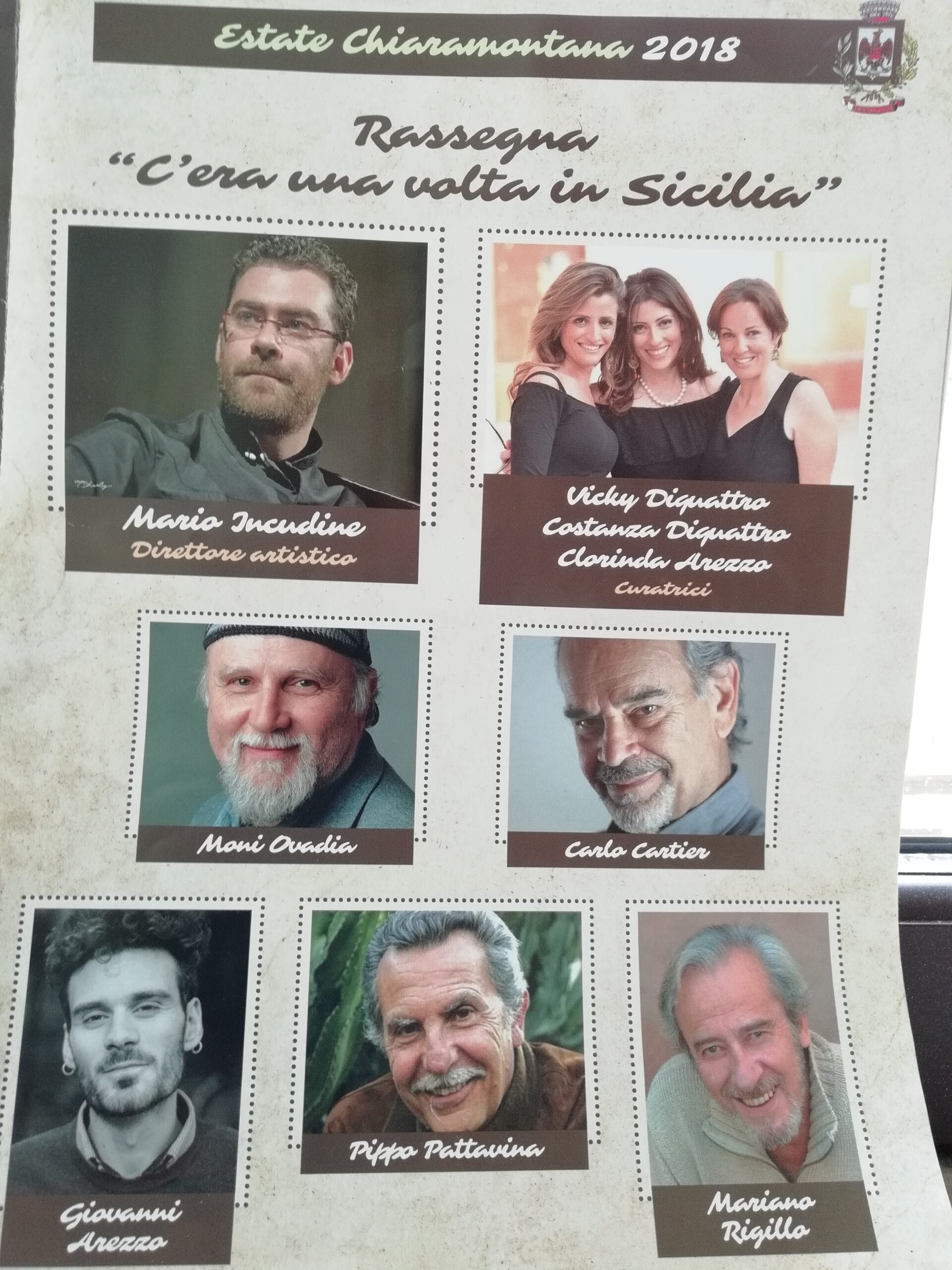 Gli artisti che si esibiranno, foto tratte dal programma