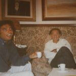 Peppe Savà e Franco Battiato a casa Battiato